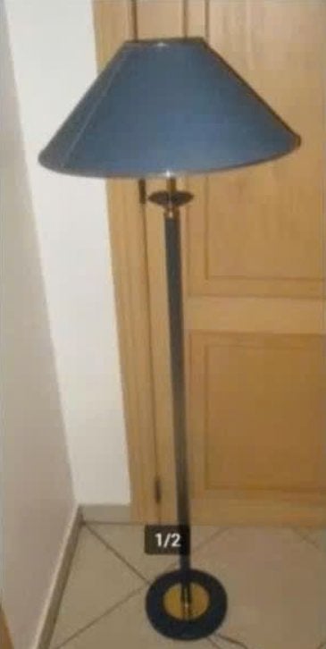 Leuke Retro Staande Lamp met kap, Ophalen, Huis en Inrichting