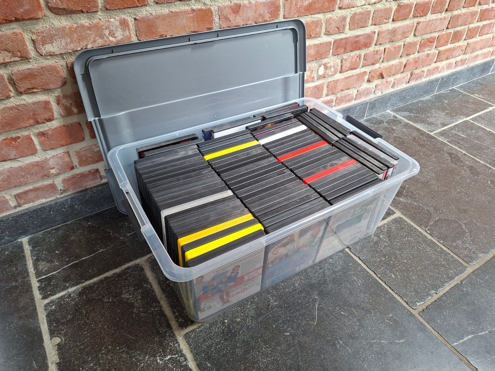 Pakket van 76 dvd's., Ophalen, Gebruikt