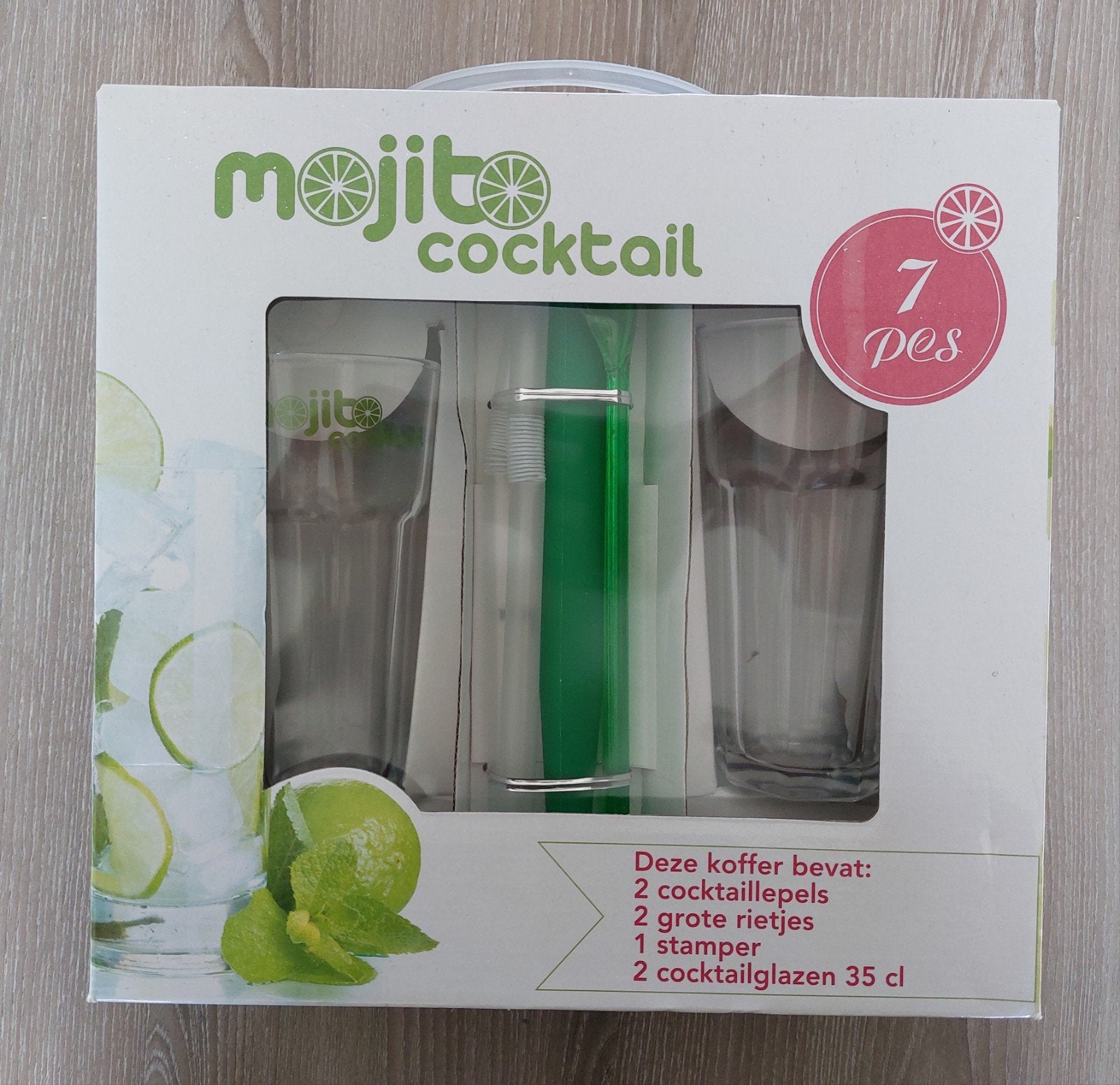 Mocktail set, Ophalen