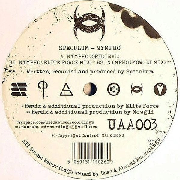 Speculum - Nympho, Ophalen of Verzenden, Zo goed als nieuw, 12 inch, House