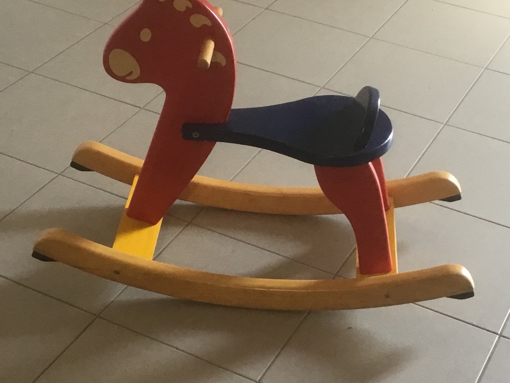 Schommelpaardje, Kinderen en Baby's, Speelgoed | Hobbelfiguren, Ophalen, Zo goed als nieuw
