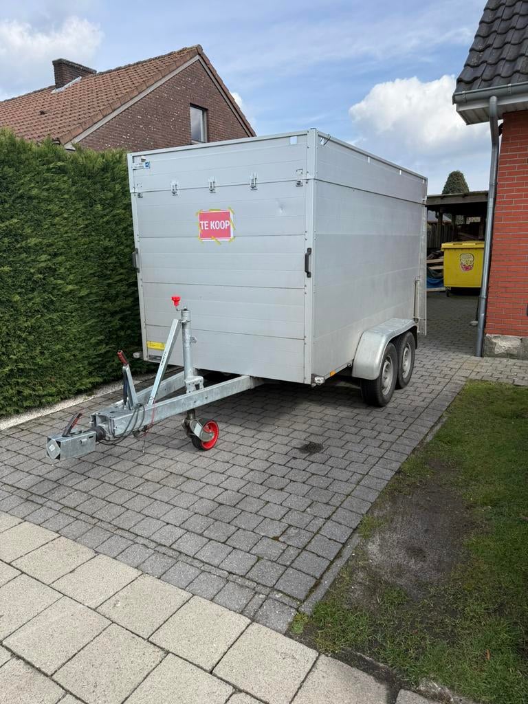 2.5 ton dubbel ass aanhangwagen, Auto diversen, Aanhangers en Bagagewagens, Ophalen, Zo goed als nieuw