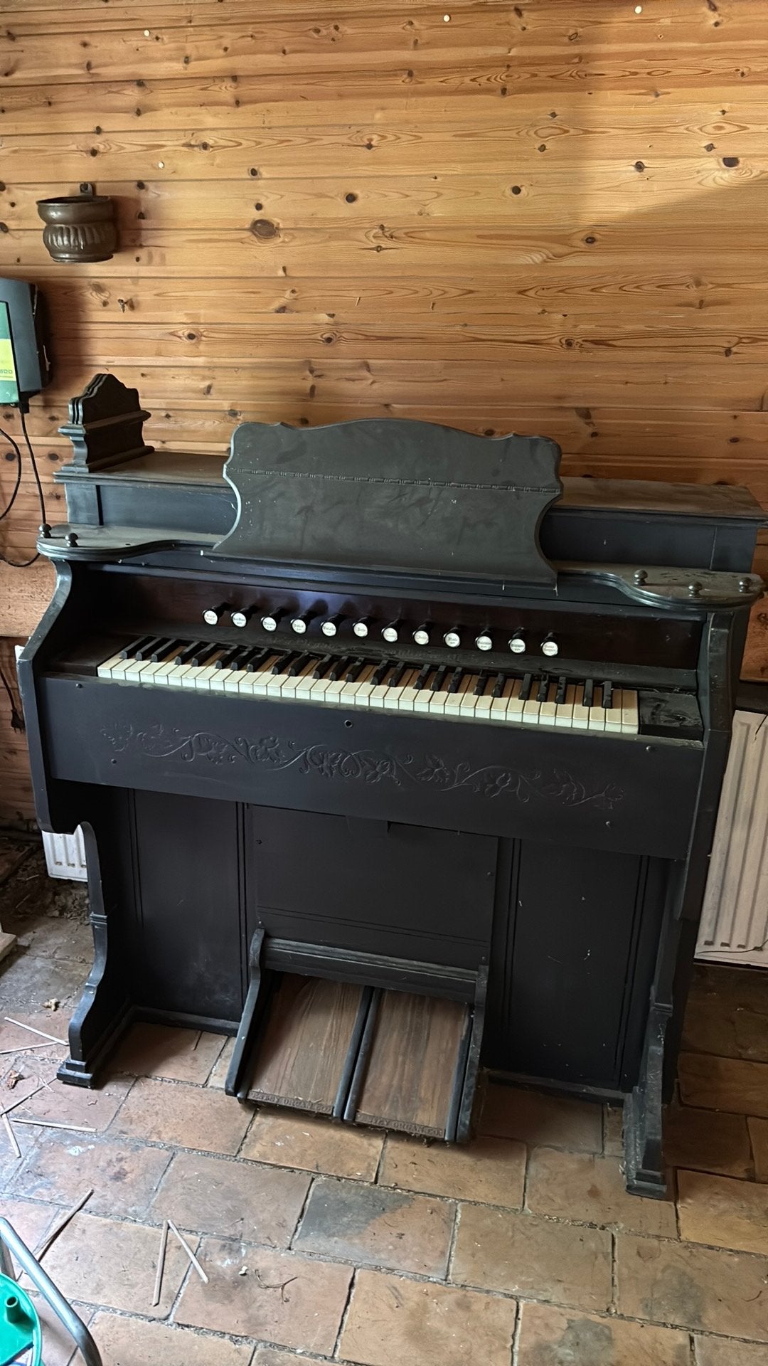 Harmonium fonctionnel, Enlèvement, Utilisé, Noir