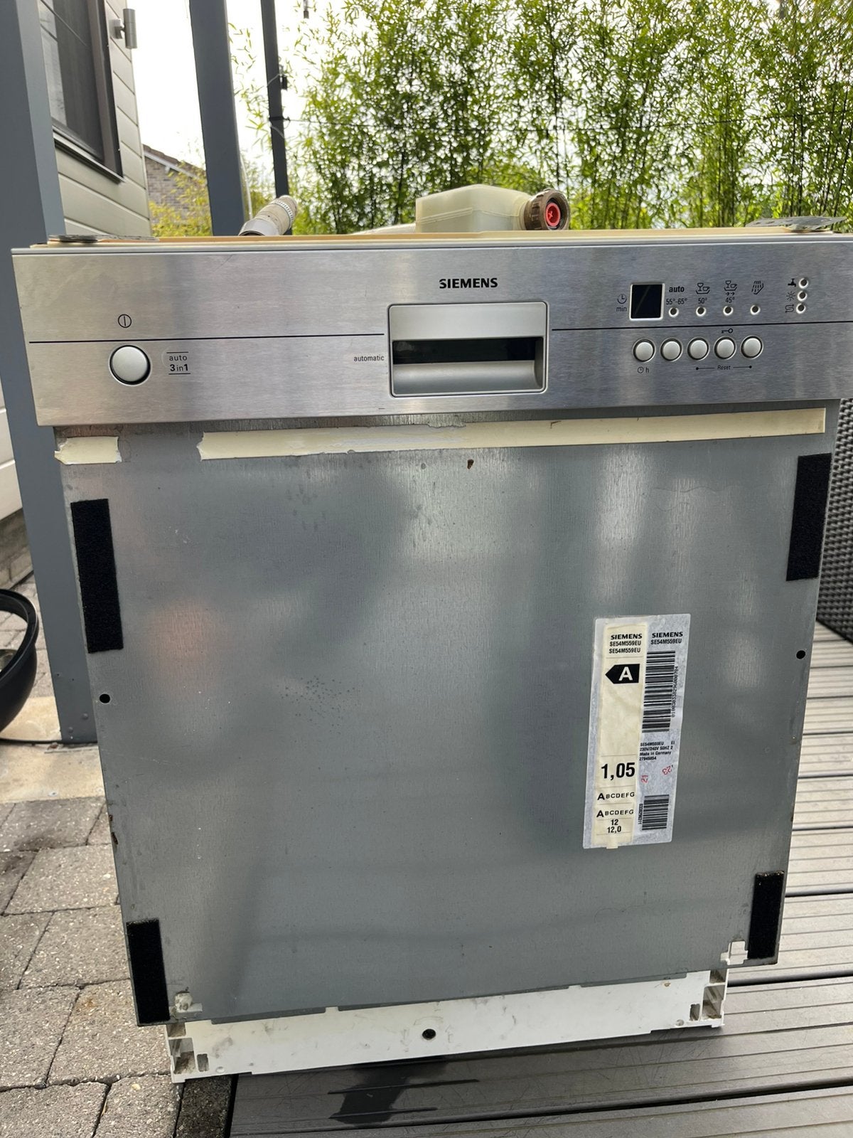 Lave-vaisselle semi-encastrable Siemens, Electroménager, Enlèvement, Utilisé