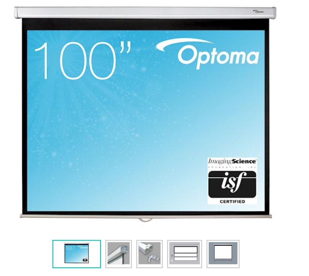 Écran de projection Optoma, TV, Hi-fi & Vidéo, Écrans de projection, Enlèvement, Manuel, Comme neuf