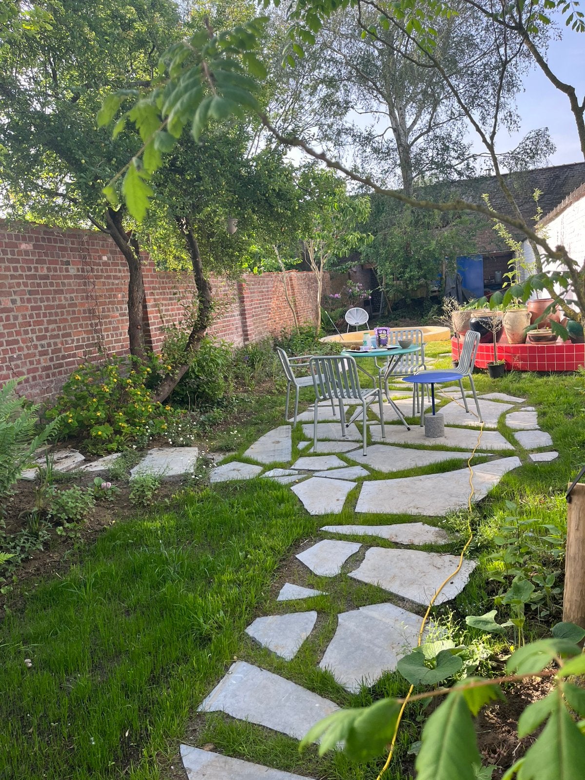 Flagstone Belgische Arduin, Tuin en Terras, Tegels en Klinkers, Ophalen, Overige typen, Nieuw, Natuursteen