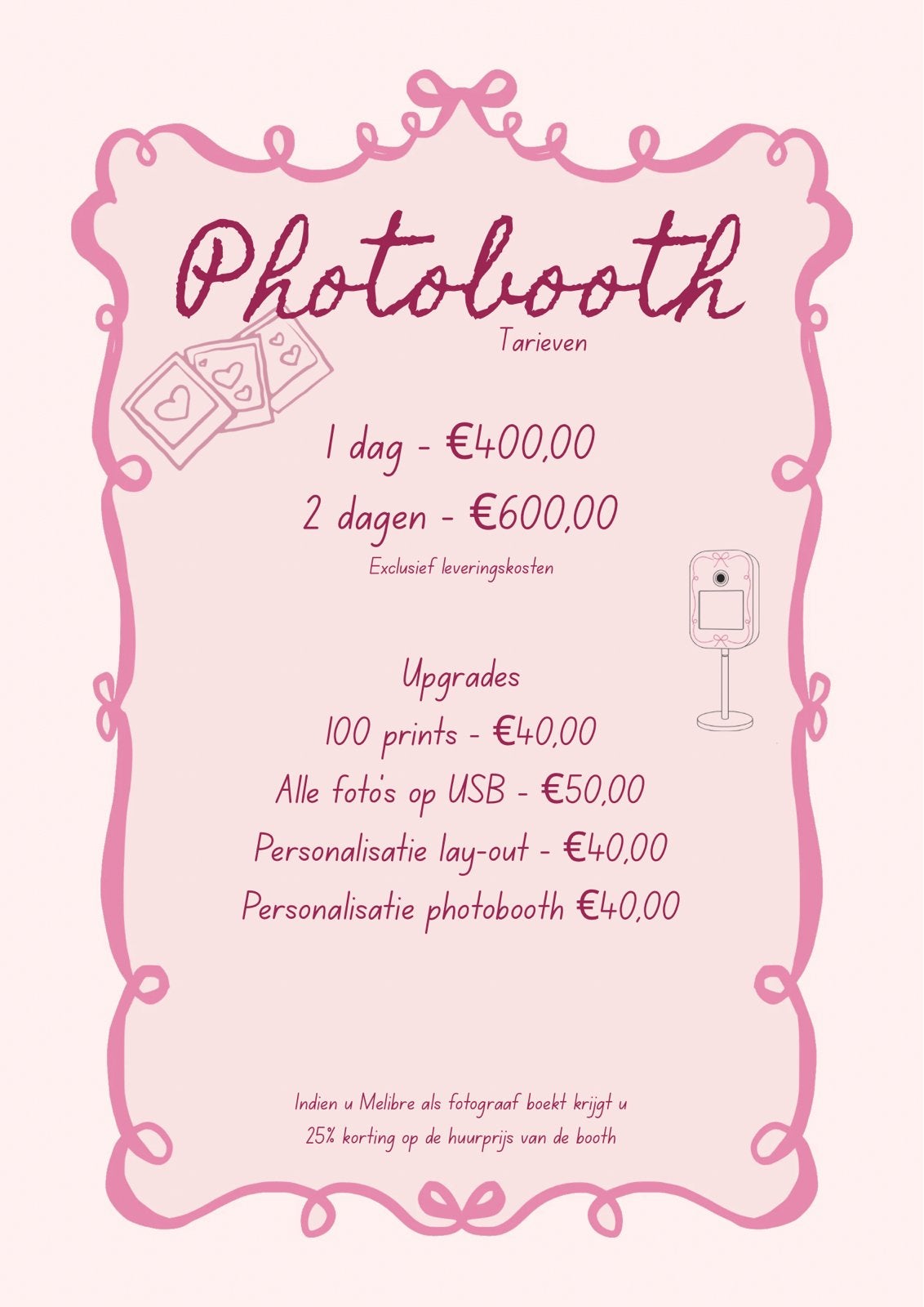 Photobooth te huur, Ophalen, Nieuw