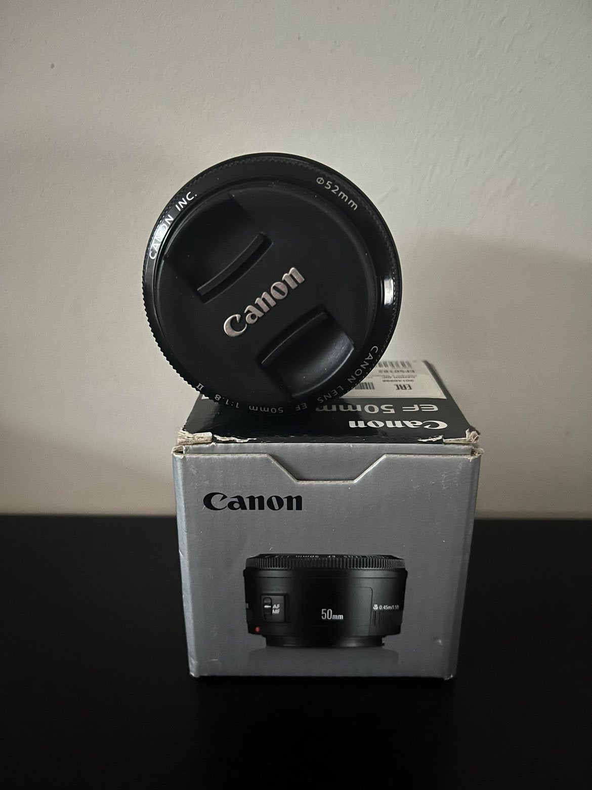 Canon EF 50mm f/1.8 II, Audio, Tv en Foto, Ophalen, Zo goed als nieuw, Canon, Canon EF