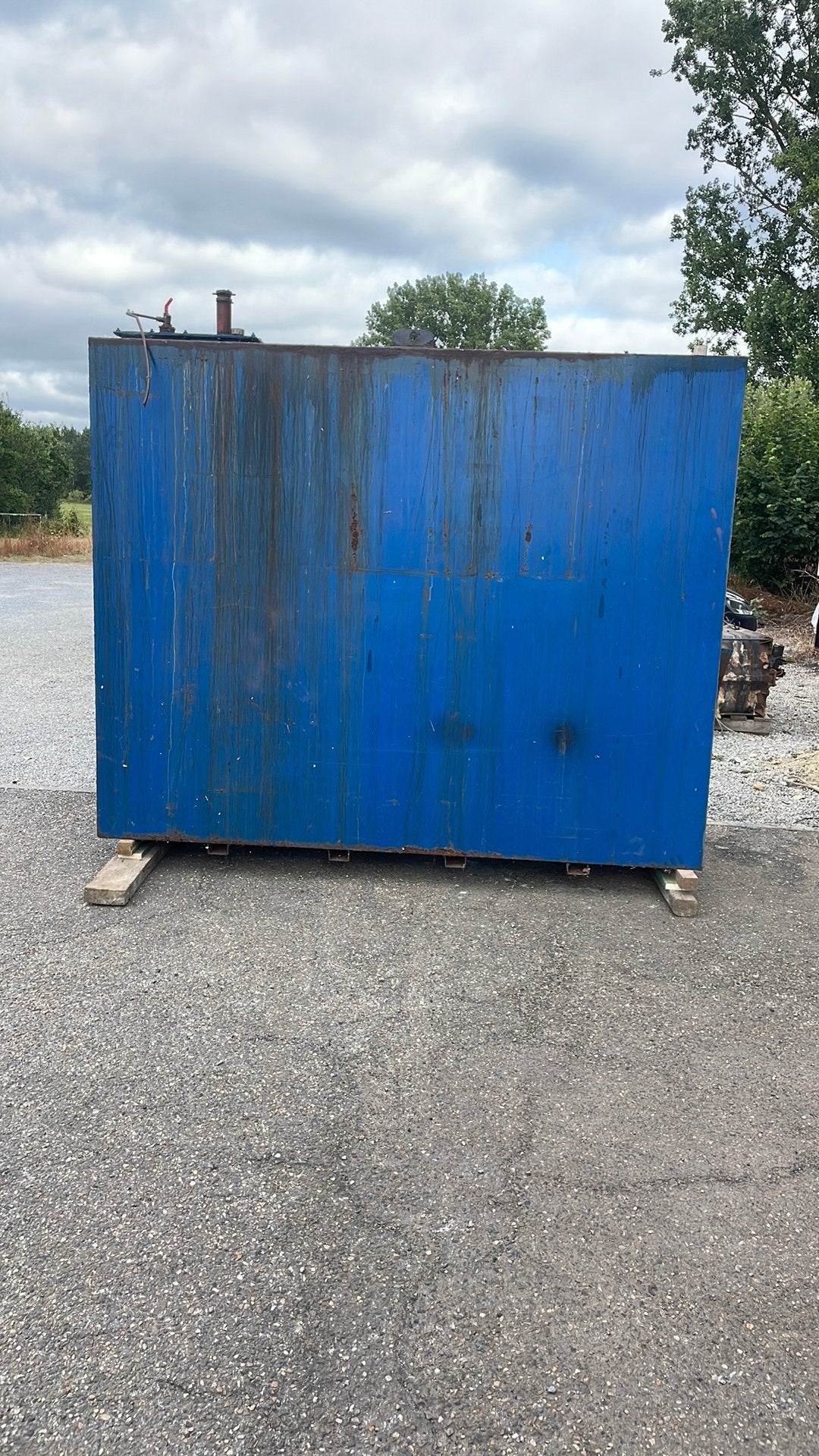 Mezouttank, dieseltank dubbelwandig 5000liter, Ophalen