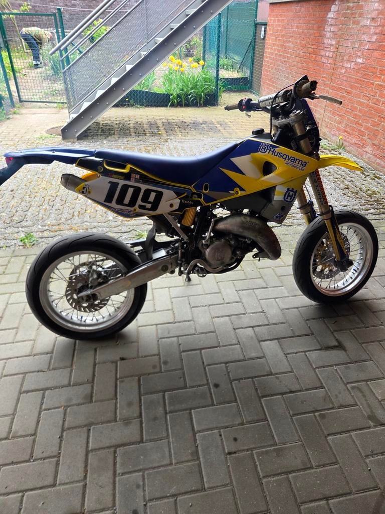 Husqvarna 125 wr2002 2takt met papieren supermoto + enduro, Motoren, Particulier, 125 cc, Enduro, 11 kW of minder