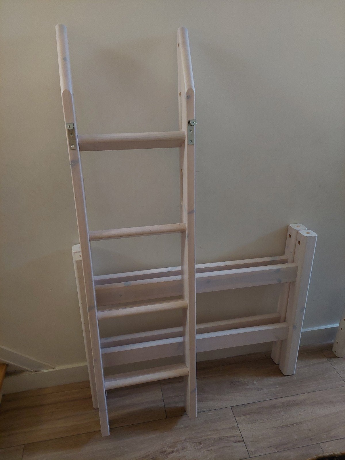 pieds de lit et échelle inclinée Flexa, Lit mi-hauteur mezzanine, Une personne, Enlèvement, Utilisé