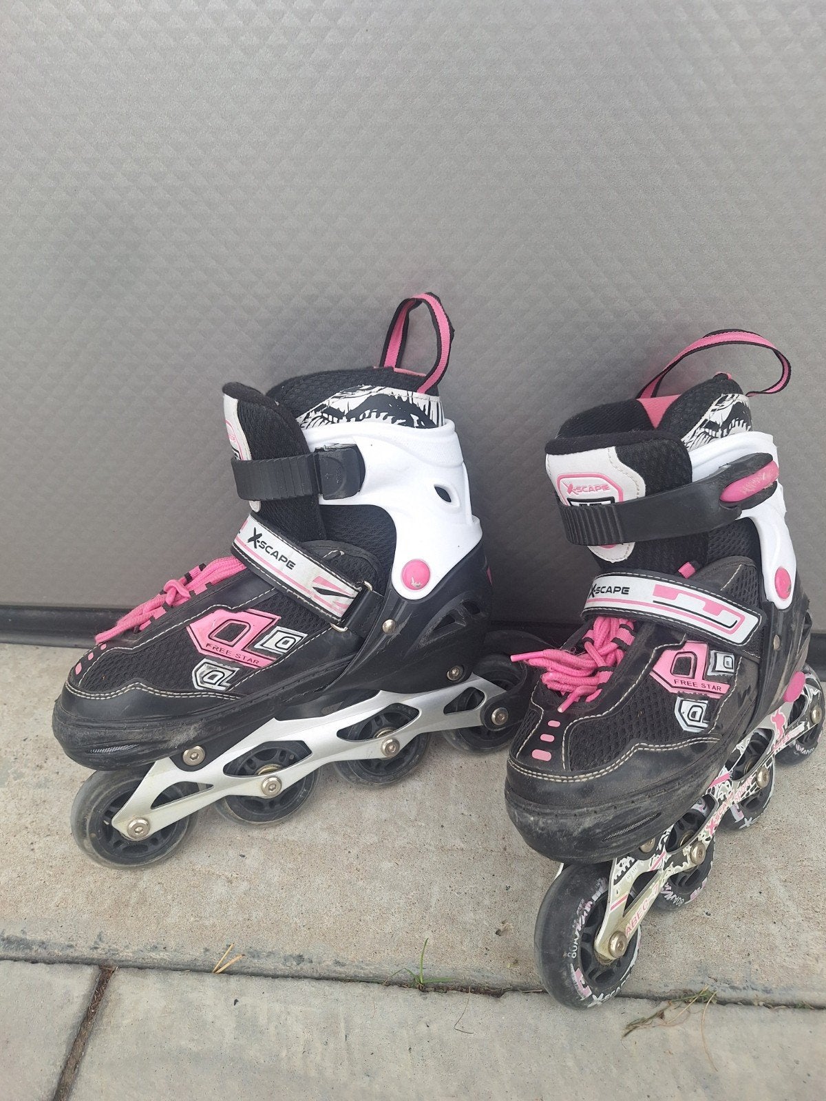 skeelers meisjes, Verstelbaar, Kinderen, Zo goed als nieuw, Inline skates 4 wielen