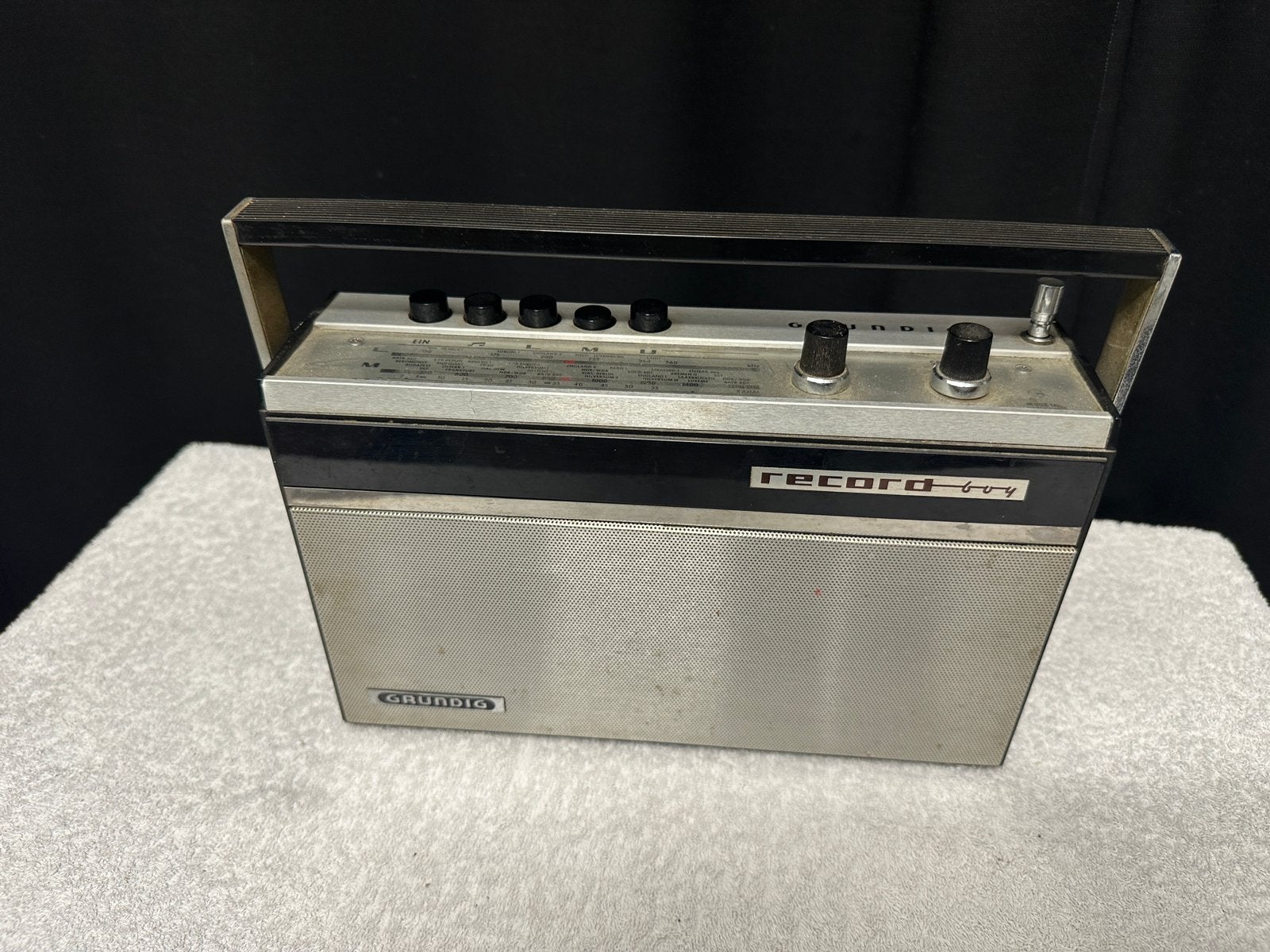 Vintage grundig radio record boy, Ophalen of Verzenden, Zo goed als nieuw, Radio