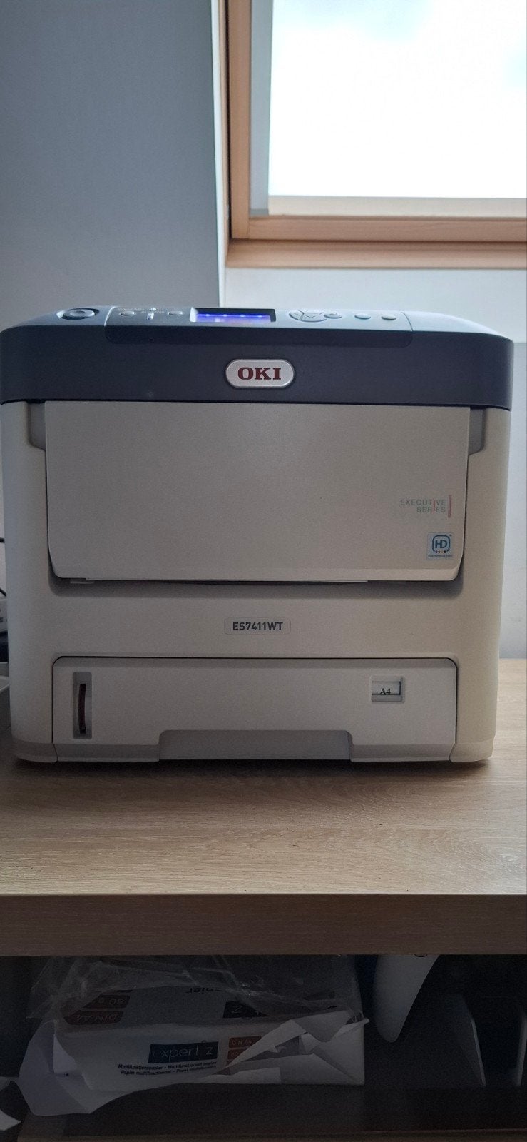 OKI ES7411WT White Toner Printer, Ophalen, Printer, Kleur printen, Zo goed als nieuw