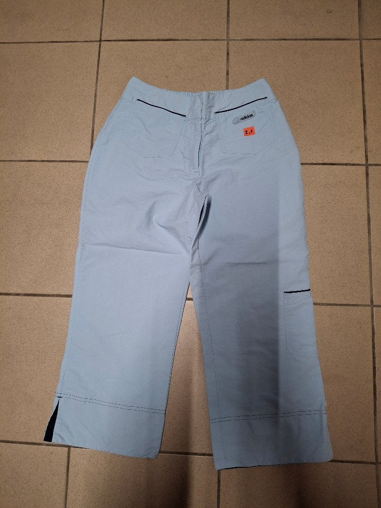 3/4 broek adidas maat S zeer mooie staat, Kleding | Dames, Ophalen, Blauw, Zo goed als nieuw, Driekwart