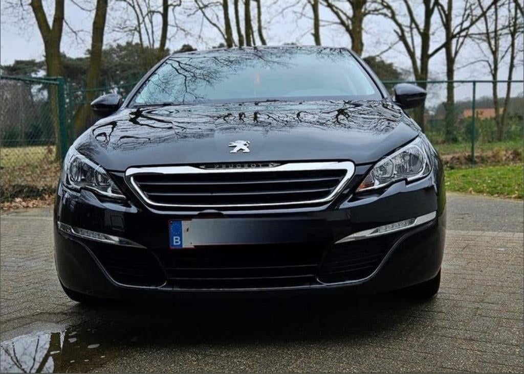 Peugeot hdi 1.6 actif, Autos, Euro 5, Noir, 5 portes, Particulier