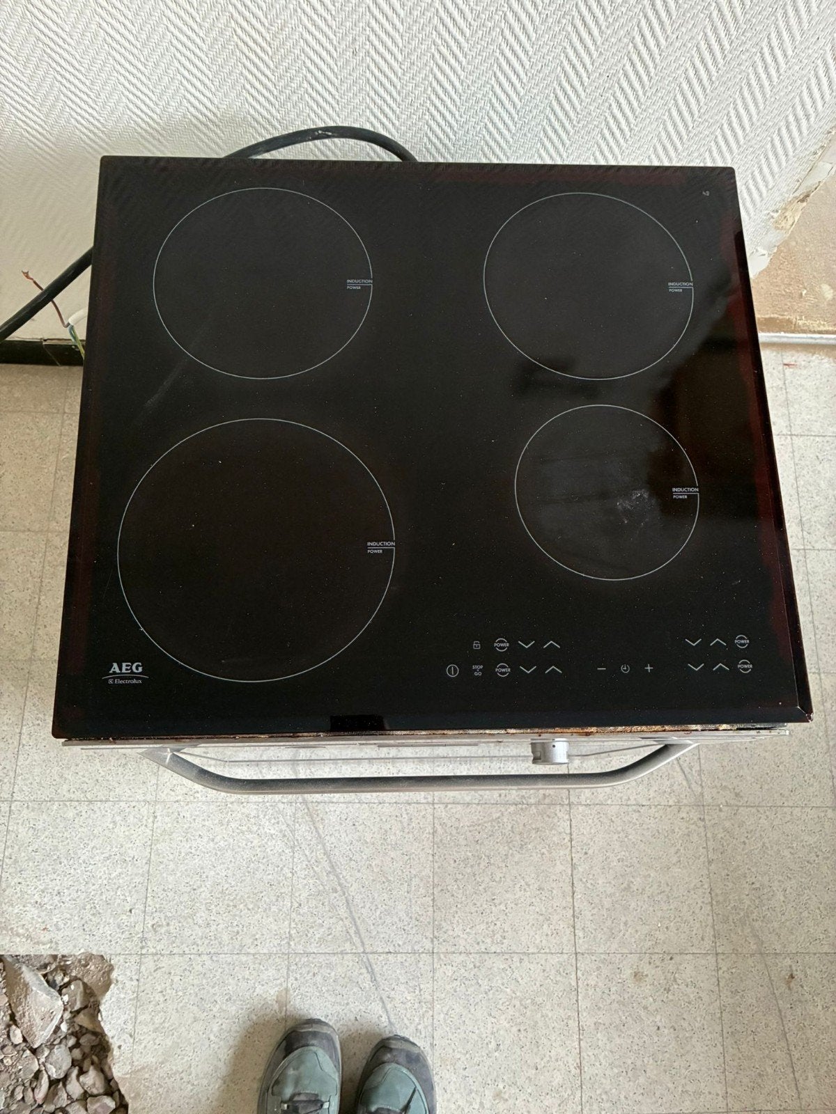 AEG Electrolux inductiekookplaat 4 zones, Ophalen, 4 kookzones