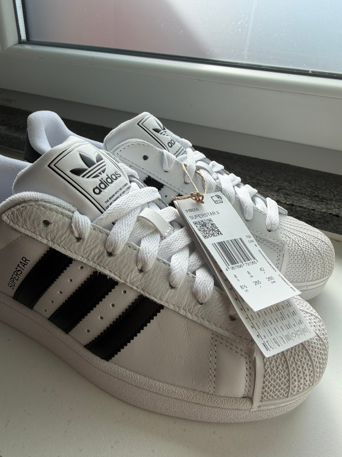 Adidas Superstar 2 NOUVEAU, Neuf, Enlèvement ou Envoi, Blanc, Baskets