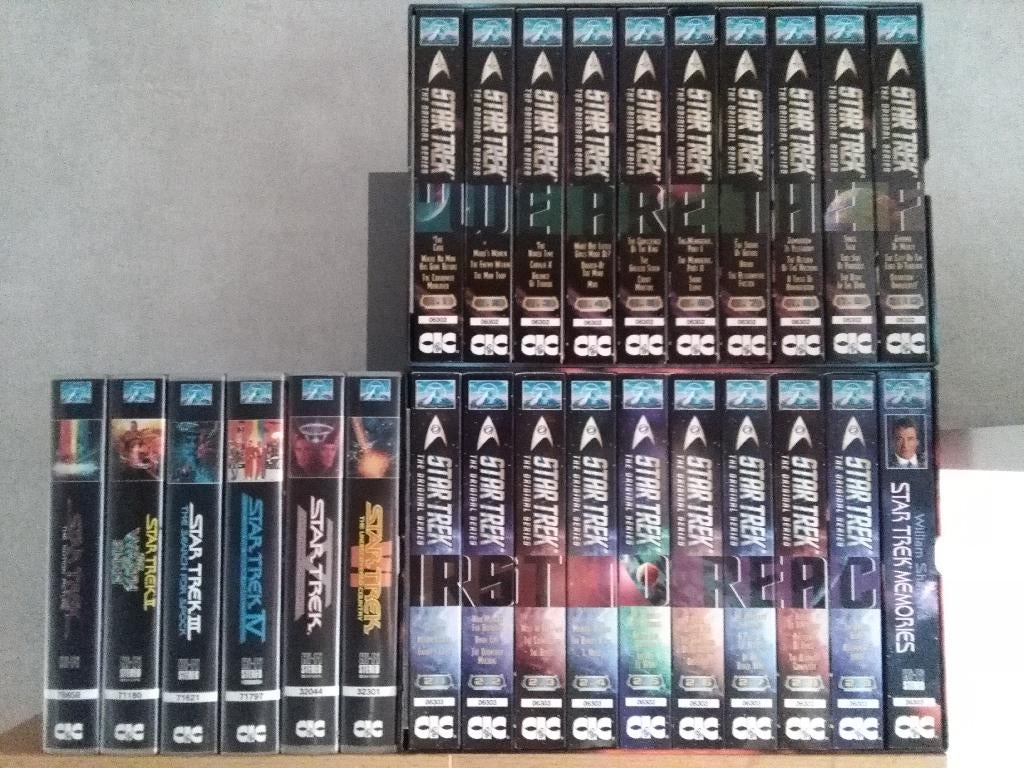 Star Trek 25 stuks VHS Videocassettes Verzamelitem, Cd's en Dvd's, VHS | Film, Vanaf 12 jaar, Ophalen, Zo goed als nieuw, Science Fiction en Fantasy