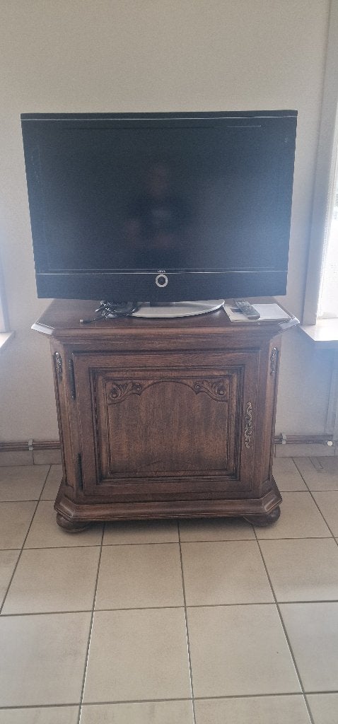 TV Meubel op verborgen wieltjes, Huis en Inrichting, Ophalen, Klassiek, Eikenhout, 50 tot 100 cm