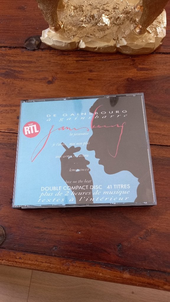 cd serge gainsbourg "de gainsbourg a gainsbarre" 2CD, Enlèvement, Comme neuf, Pop