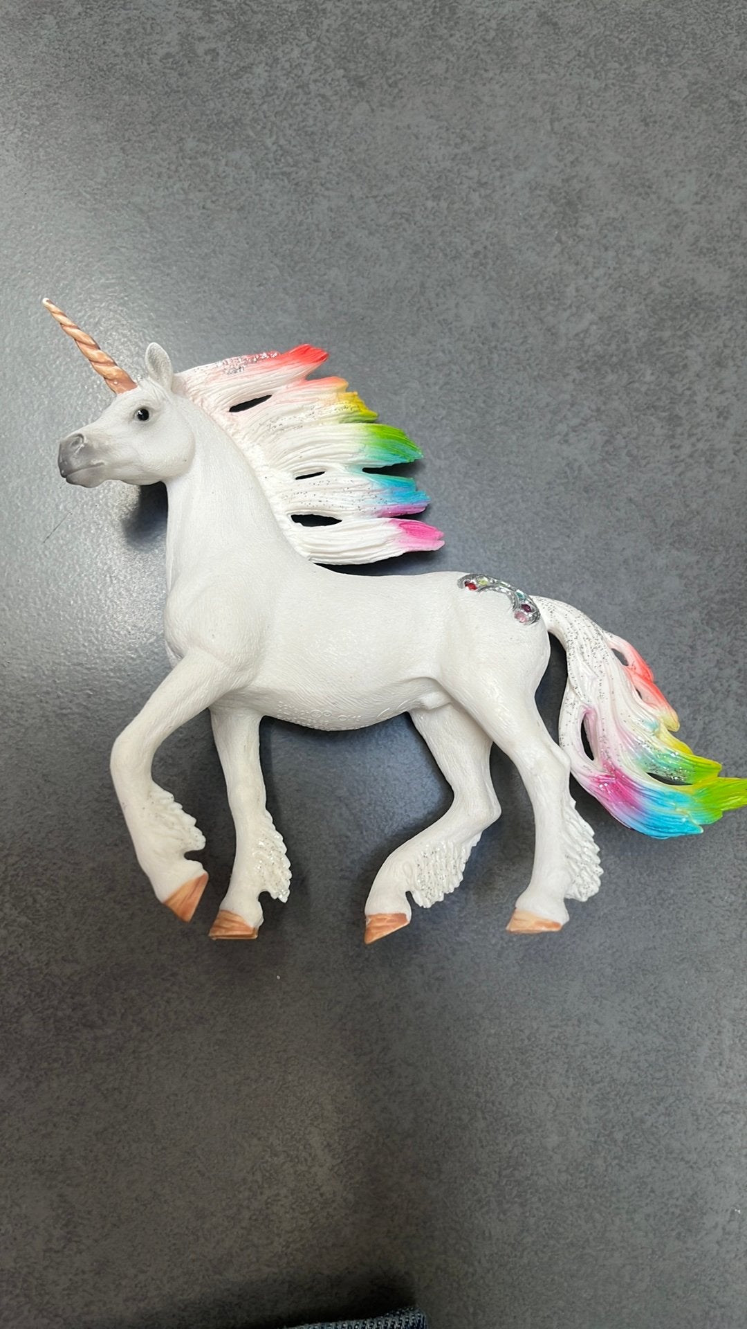 Schleich Bayala Regenboog Eenhoorn Hengst, Kinderen en Baby's, Speelgoed | Actiefiguren, Ophalen, Zo goed als nieuw