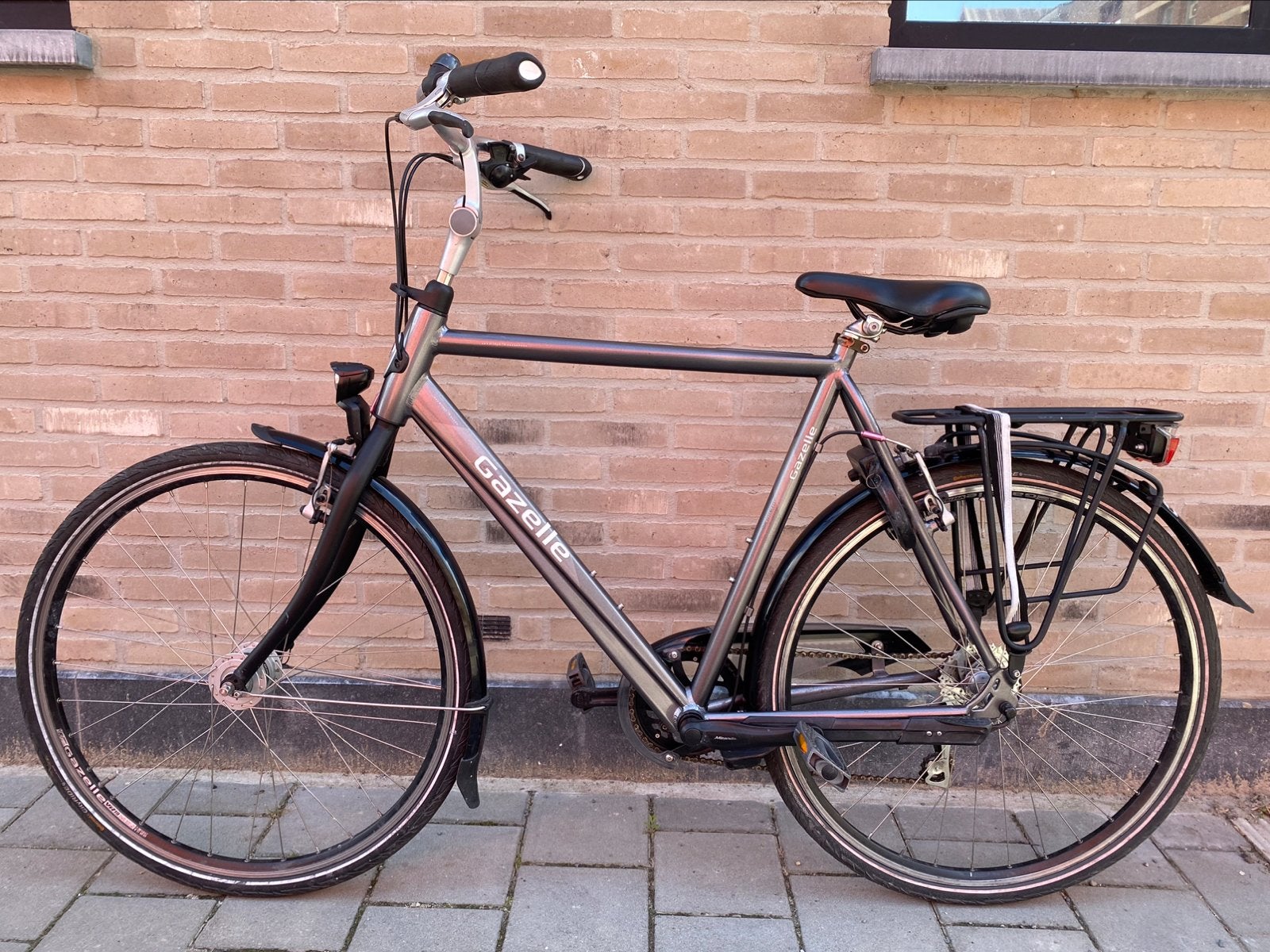 Herenfiets Gazelle Fiets Nieuwe staat velo, Fietsen en Brommers, Ophalen, Velgrem, Versnellingen, Batavus