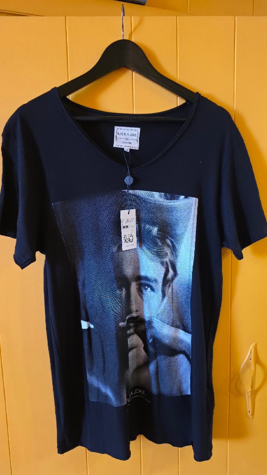 tee shir noir neuf Life is à Joke M, Vêtements | Hommes, Enlèvement ou Envoi, Noir