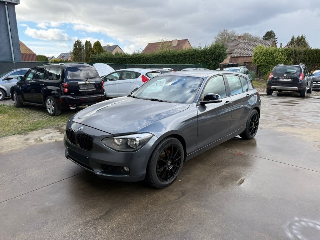 BMW 116i BENZINE M PAK /1.6 LITER, Auto's, Bluetooth, Euro 5, 1 Reeks, Zwart