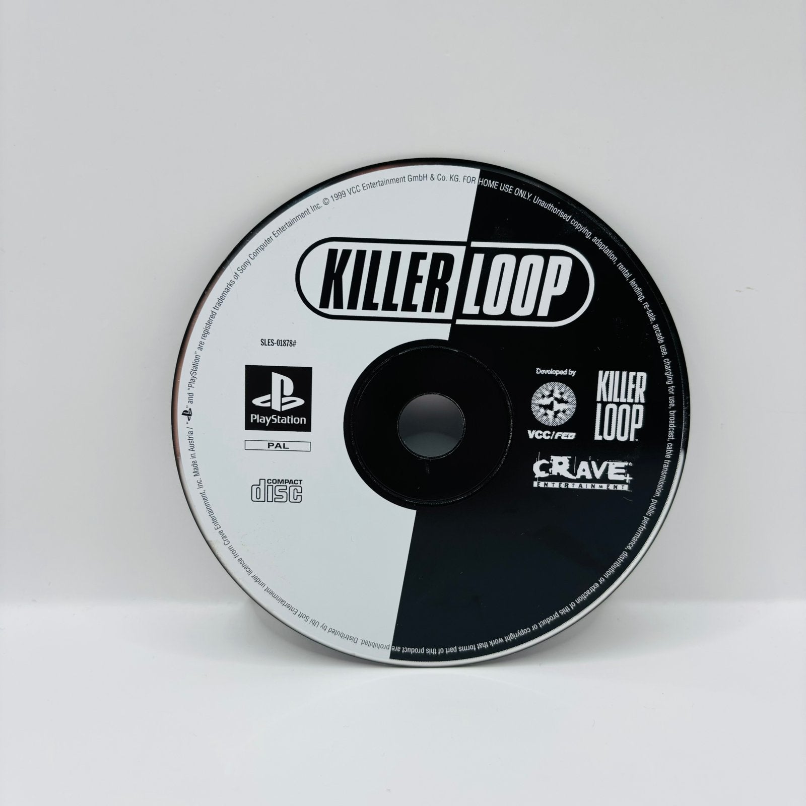 Killer Loop pour PlayStation 1, Enlèvement ou Envoi, Comme neuf, Course et Pilotage, À partir de 3 ans