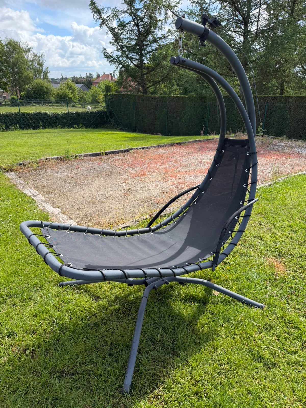 Hangstoel, Ophalen, Zo goed als nieuw, Met standaard, Eenpersoons