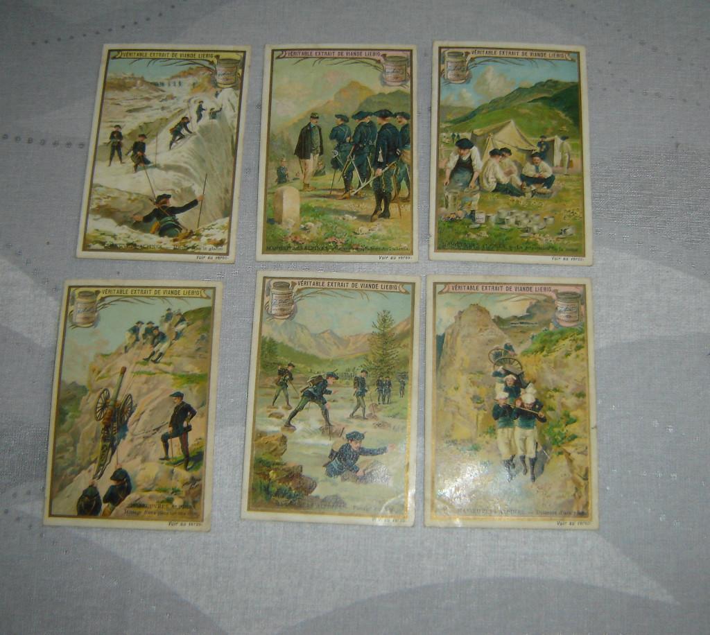 Chromos Liebig S738 avec pots, Collections, Avant 1940, Gravure, Utilisé, Autres sujets/thèmes