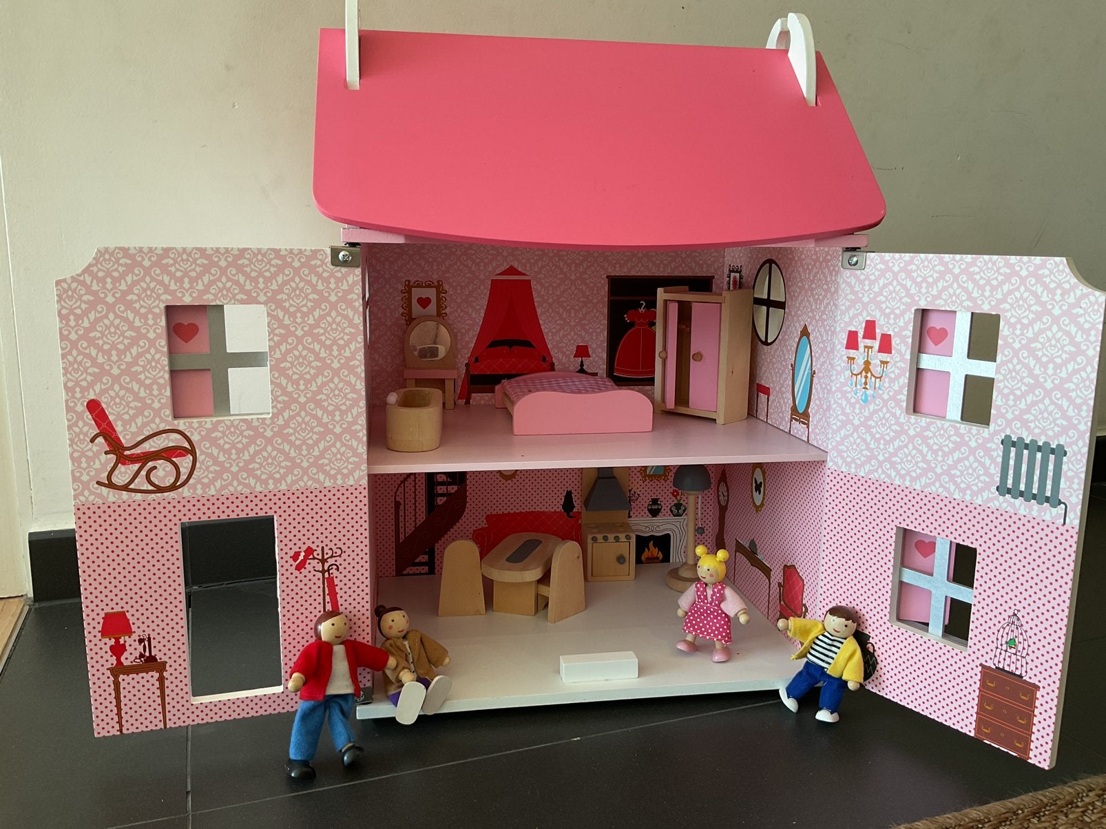 Janod Mademoiselle Doll’s House en toebehoren, Ophalen, Gebruikt, Accessoires