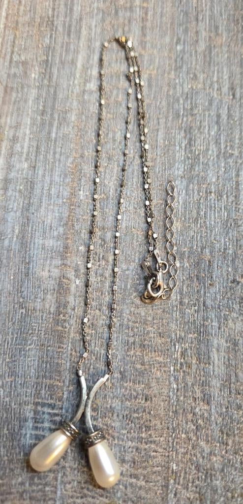 Collier vintage argent 925, Envoi, Argent, Argent