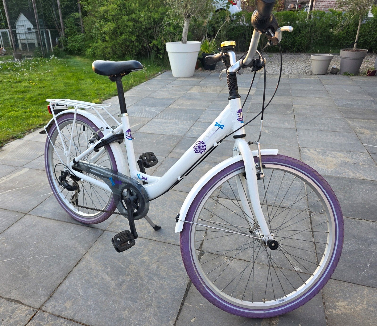 Meisjesfiets 24 inch, Fietsen en Brommers, Ophalen, Versnellingen, Pure, Gebruikt