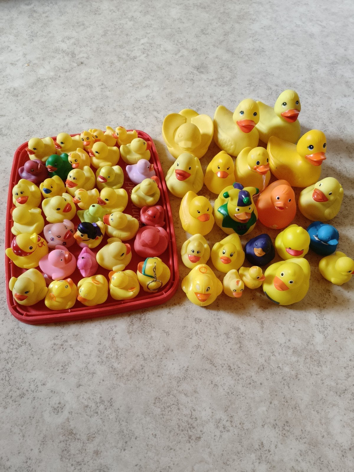 eendjes plastic voor bad en varia, Ophalen