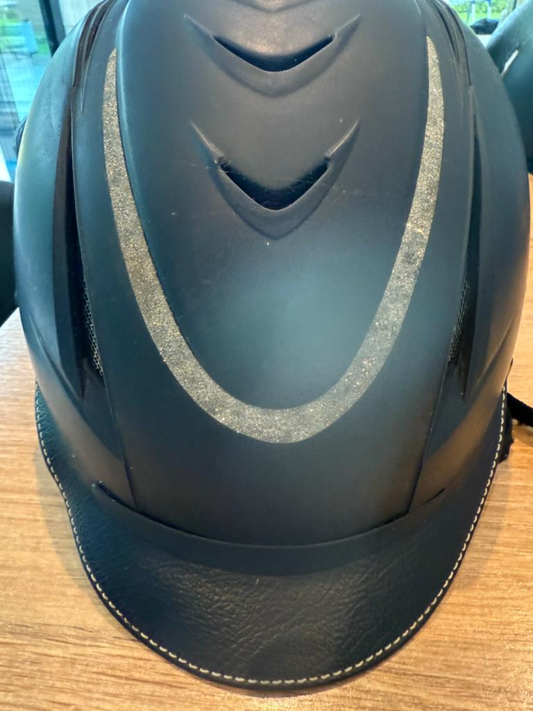 Cap blauw harry’s horse maat 52-56, Dieren en Toebehoren, Ophalen, Gebruikt