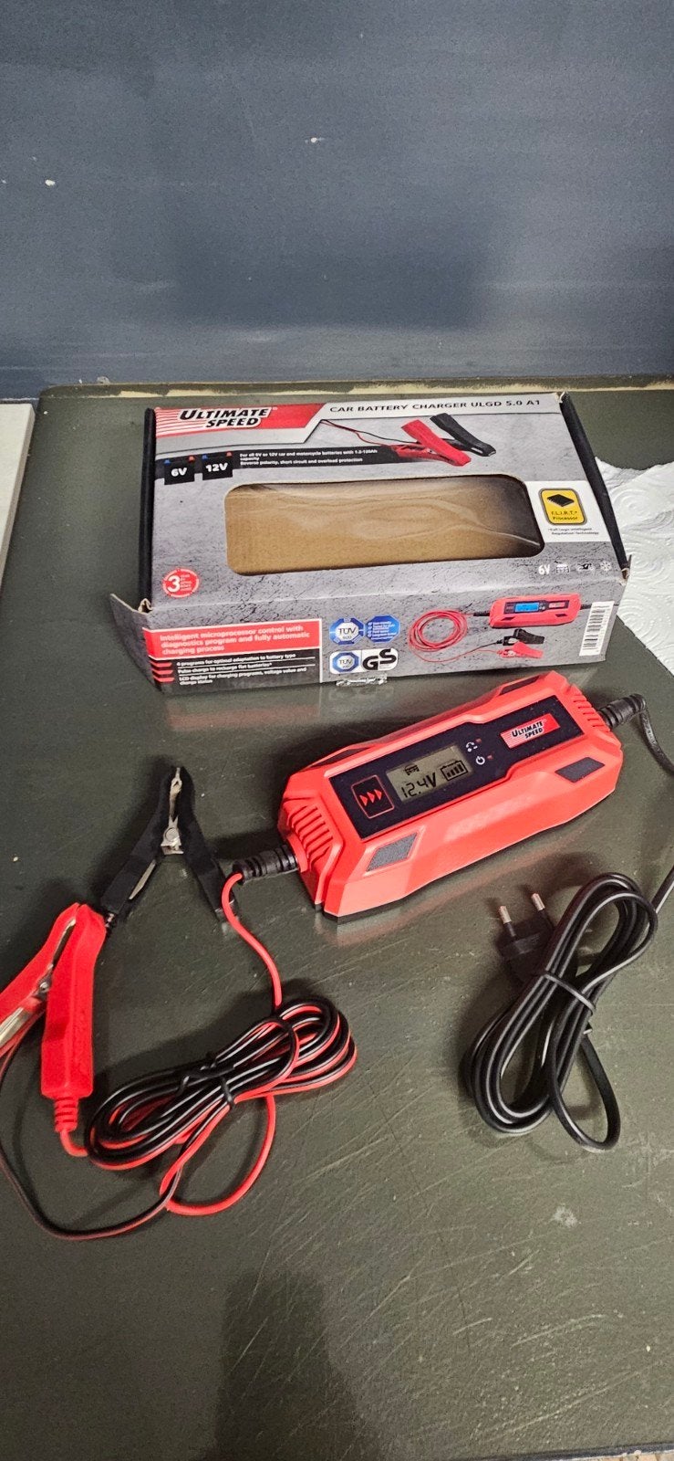 Batterij lader auto accu's, Ophalen