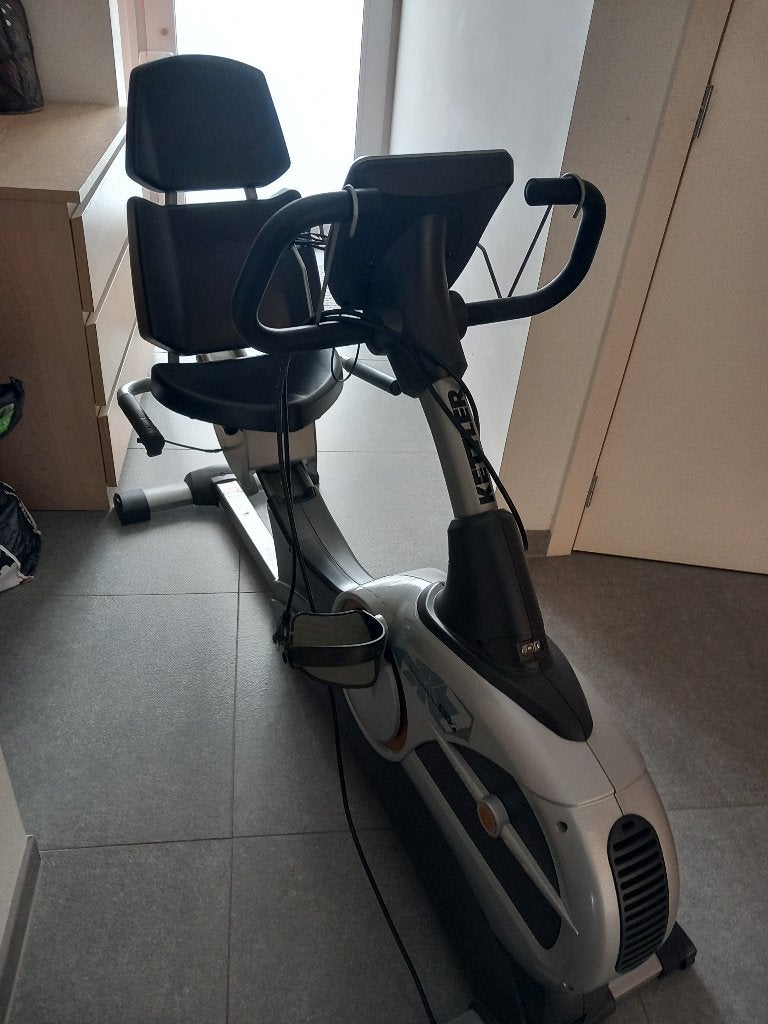 Hometrainer, ligmodel. Kettler., Ophalen, Gebruikt, Metaal, Benen