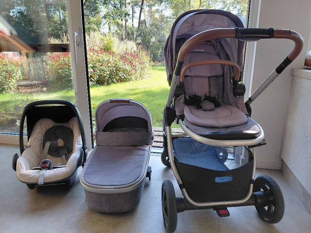 Kinderwagen Maxi Cosi 3 in 1, Enfants & Bébés, Avec siège auto, Poussette combi, Enlèvement, Utilisé
