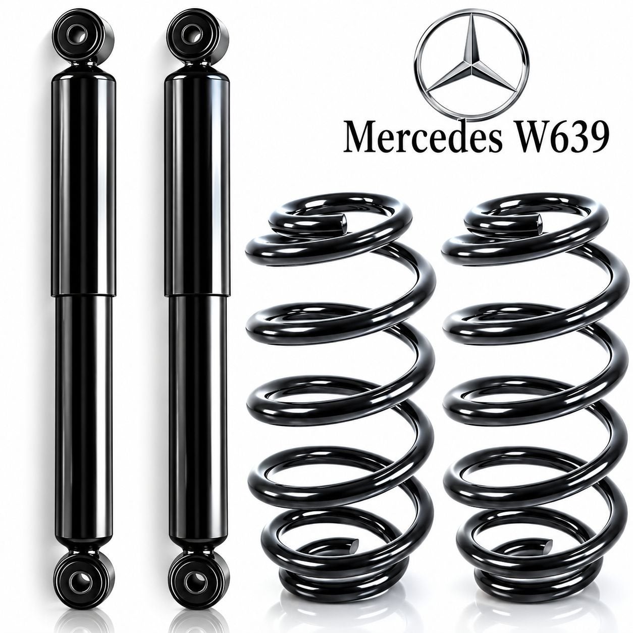 Mercedes Viano schokdempers Mercedes Vito W639 veren schokbr, Autos : Pièces & Accessoires, Neuf, -, -, Enlèvement ou Envoi