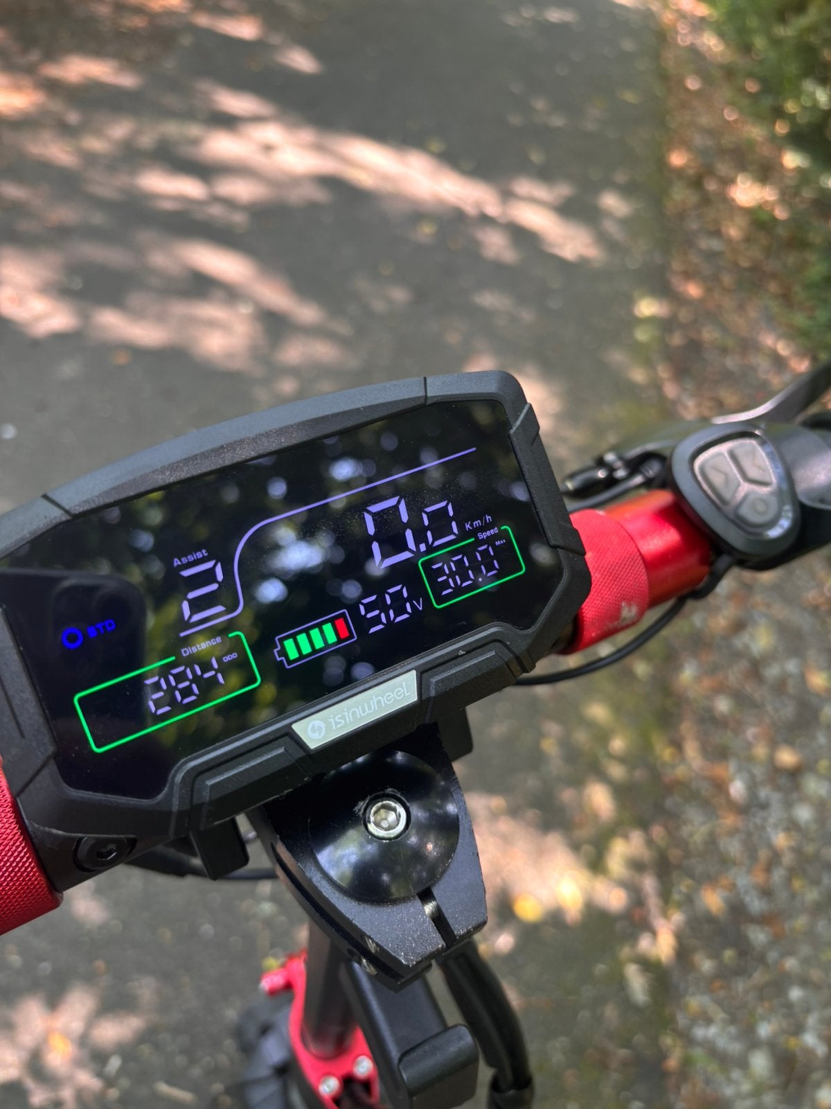 Trottinette électrique Isinwheel tres bon état, Ophalen, Klasse B (45 km/u), Zo goed als nieuw