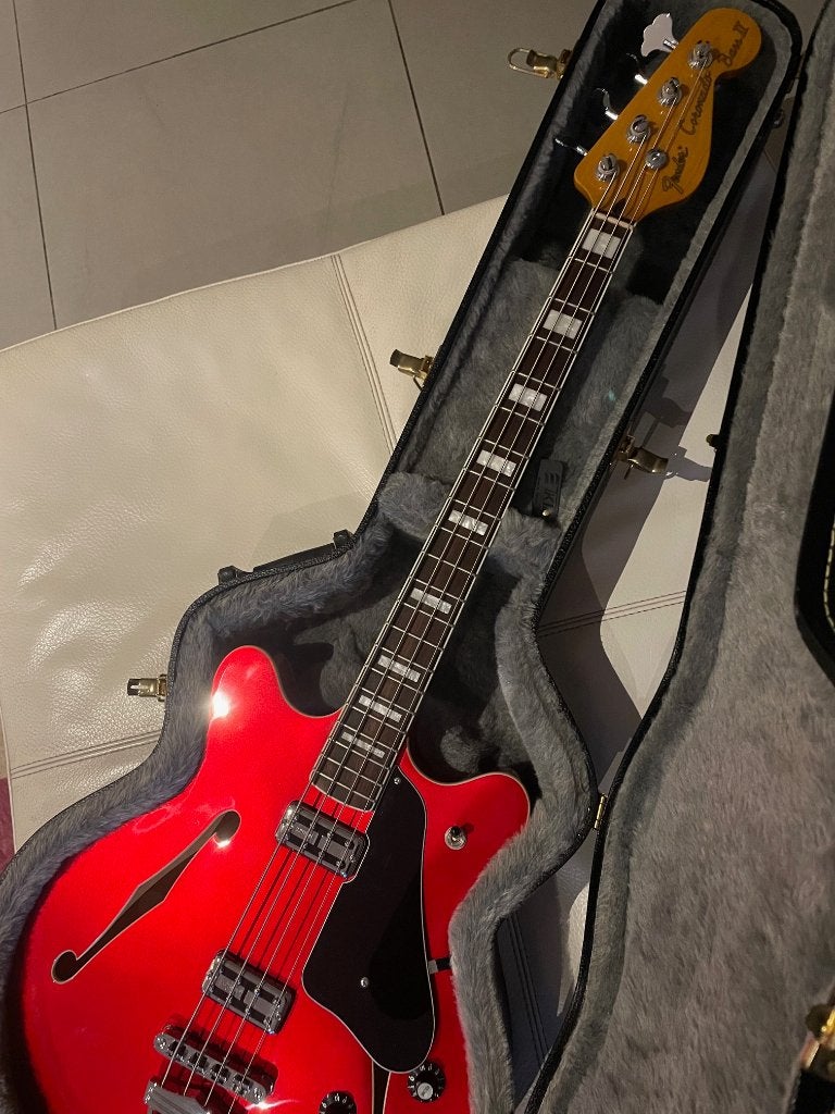 Basse courte Fender Coronado (voyage), Enlèvement, Comme neuf, Électrique