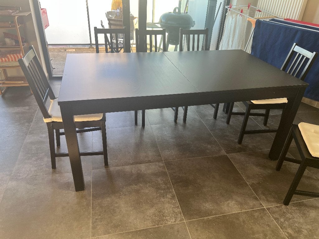 IKEA table 50% discount, Comme neuf, 100 à 150 cm, Enlèvement, Rectangulaire