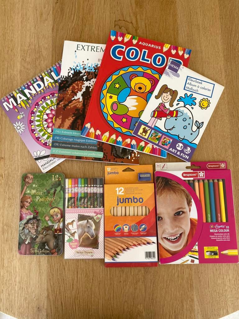 Kleurboeken en kleurpotloden, Ophalen of Verzenden, Nieuw