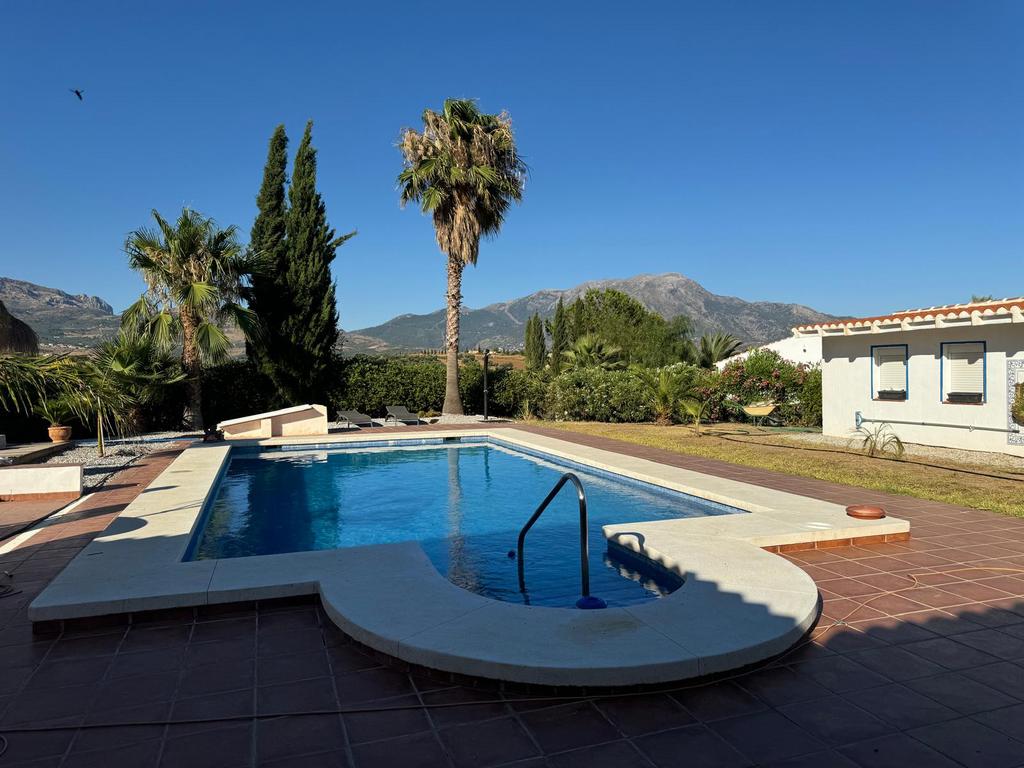 Prachtige prive villa regio Malaga Te Huur , 9 pers, Vakantie, Landelijk, Costa del Sol, 9 personen, Zwembad