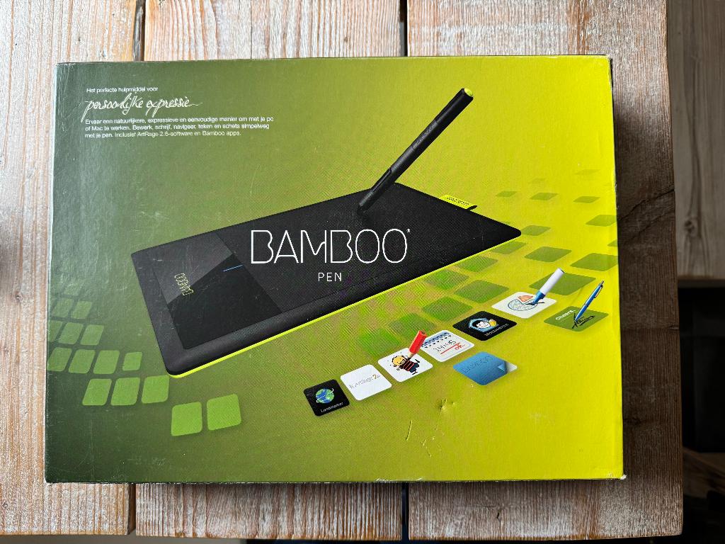 WACOM Bamboo Tekentablet met pen, Computers en Software, Tekentablets, Ophalen, Nieuw, Draadloos, Wacom