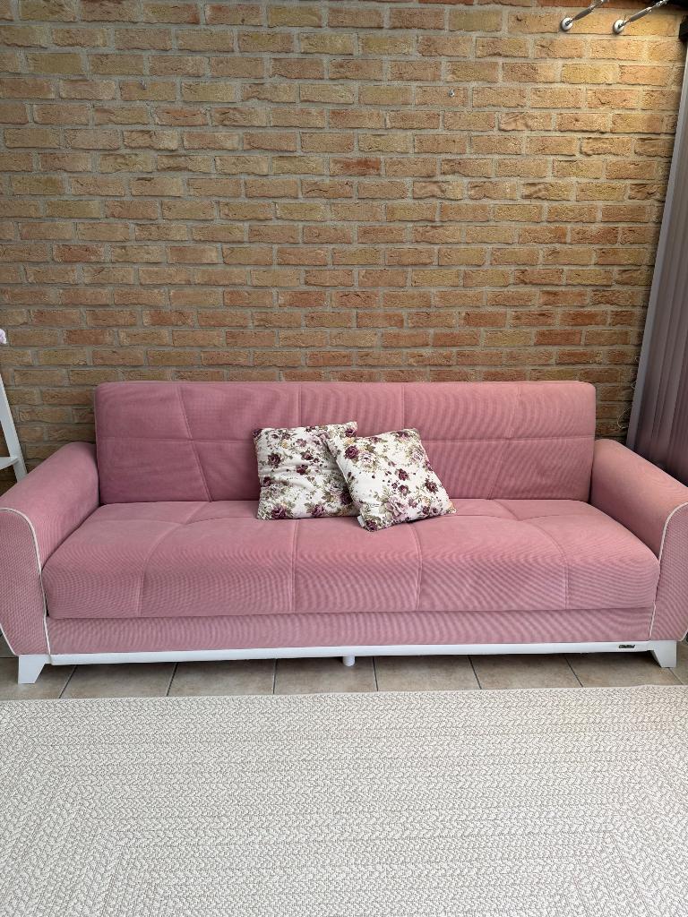 Zetel, Huis en Inrichting, Zetels | Zetels, Ophalen, Gebruikt, Rechte bank, Overige materialen