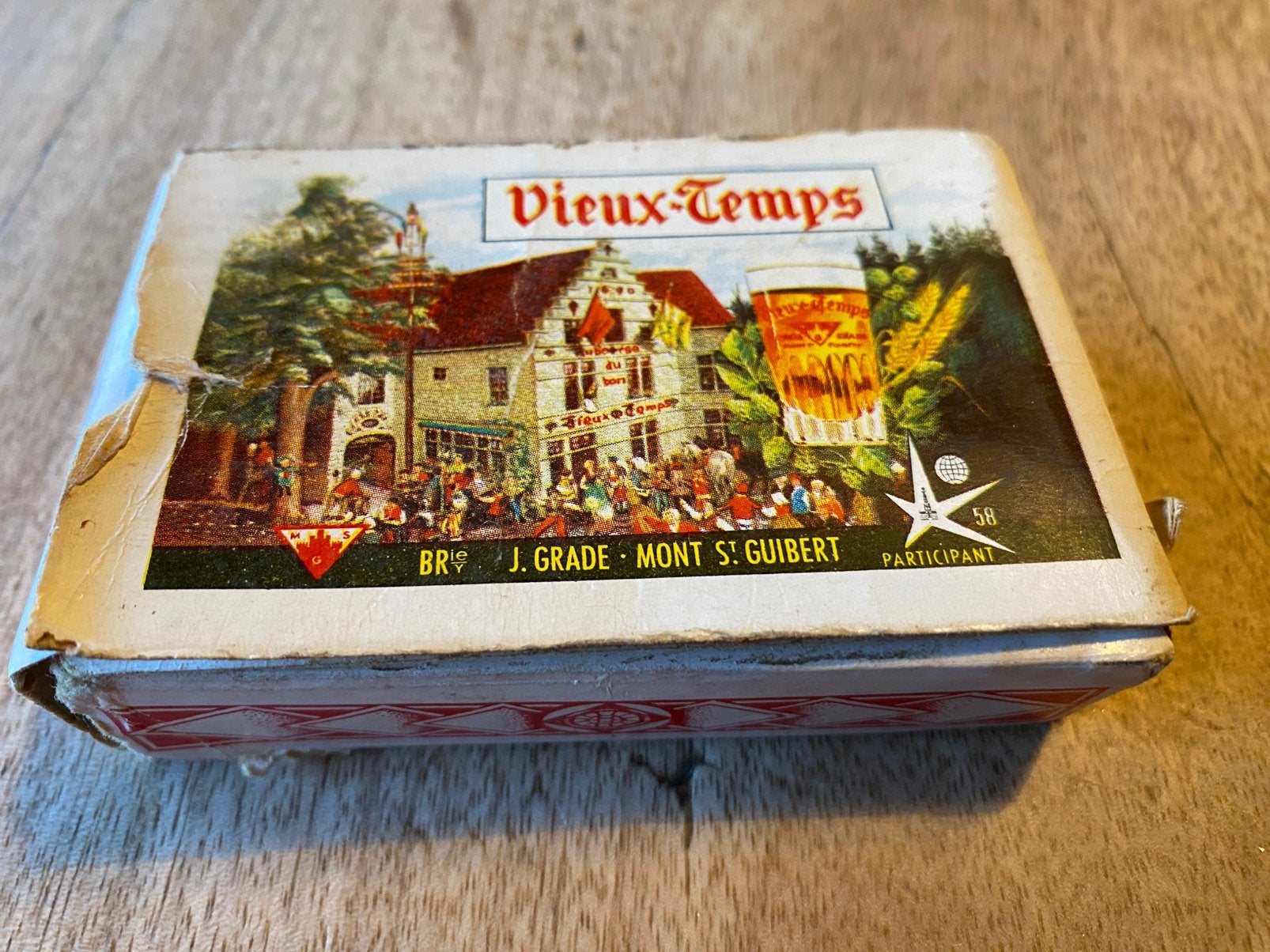 Kaartspel Vieux-Temps Expo 58, Verzamelen, Ophalen of Verzenden, Gebruikt, Overige typen