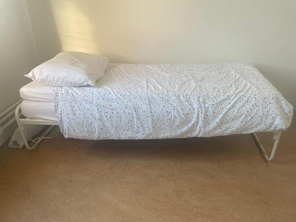 1 persoonsbed, Huis en Inrichting, Ophalen, Gebruikt, 90 cm, Eenpersoons